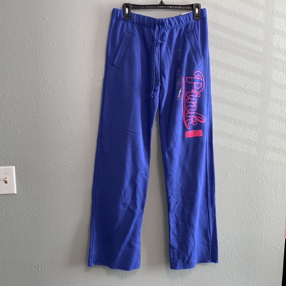 PINK Victoria's Secret Women's Blue Lounge Pants